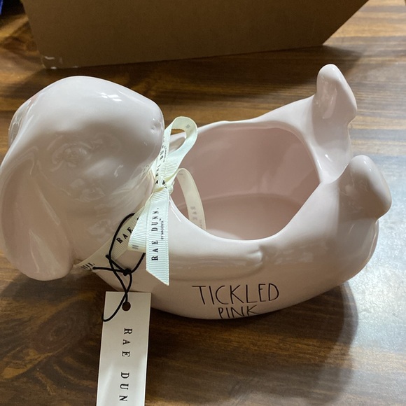 Rae Dunn pink rabbit - Picture 5 of 8